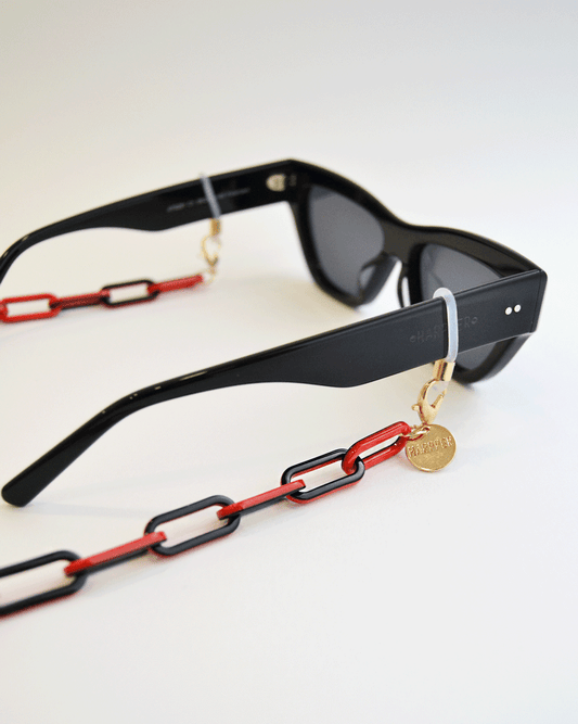 Cadena-collar Black & Red - Harpper Collection