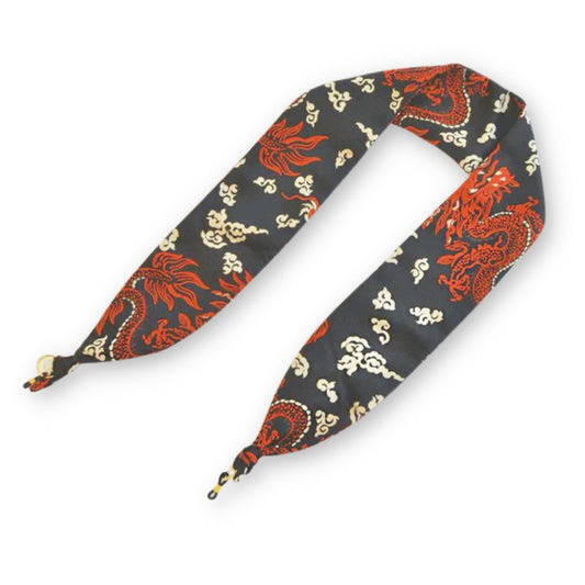 Pañuelo de seda print oriental