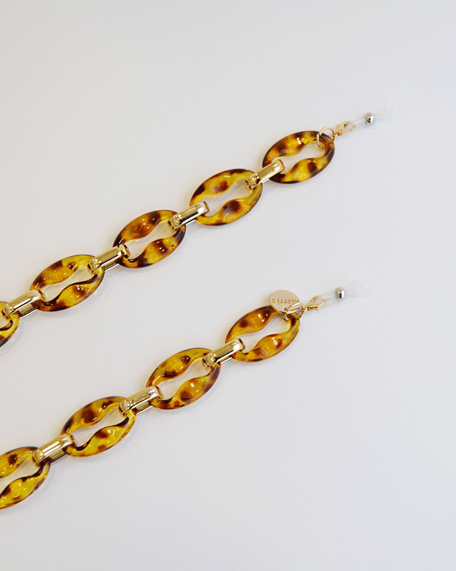 Cadena Acrílica Carey Gold - Harpper Collection