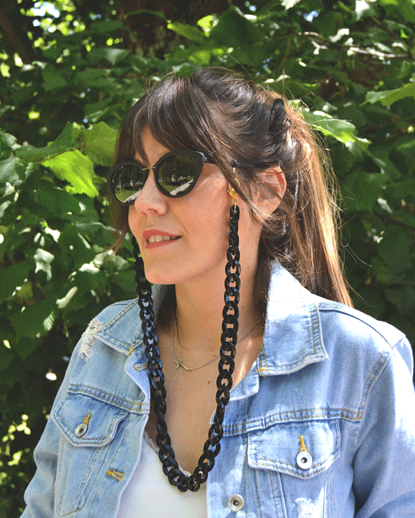 Cadena-collar Black - Harpper Collection