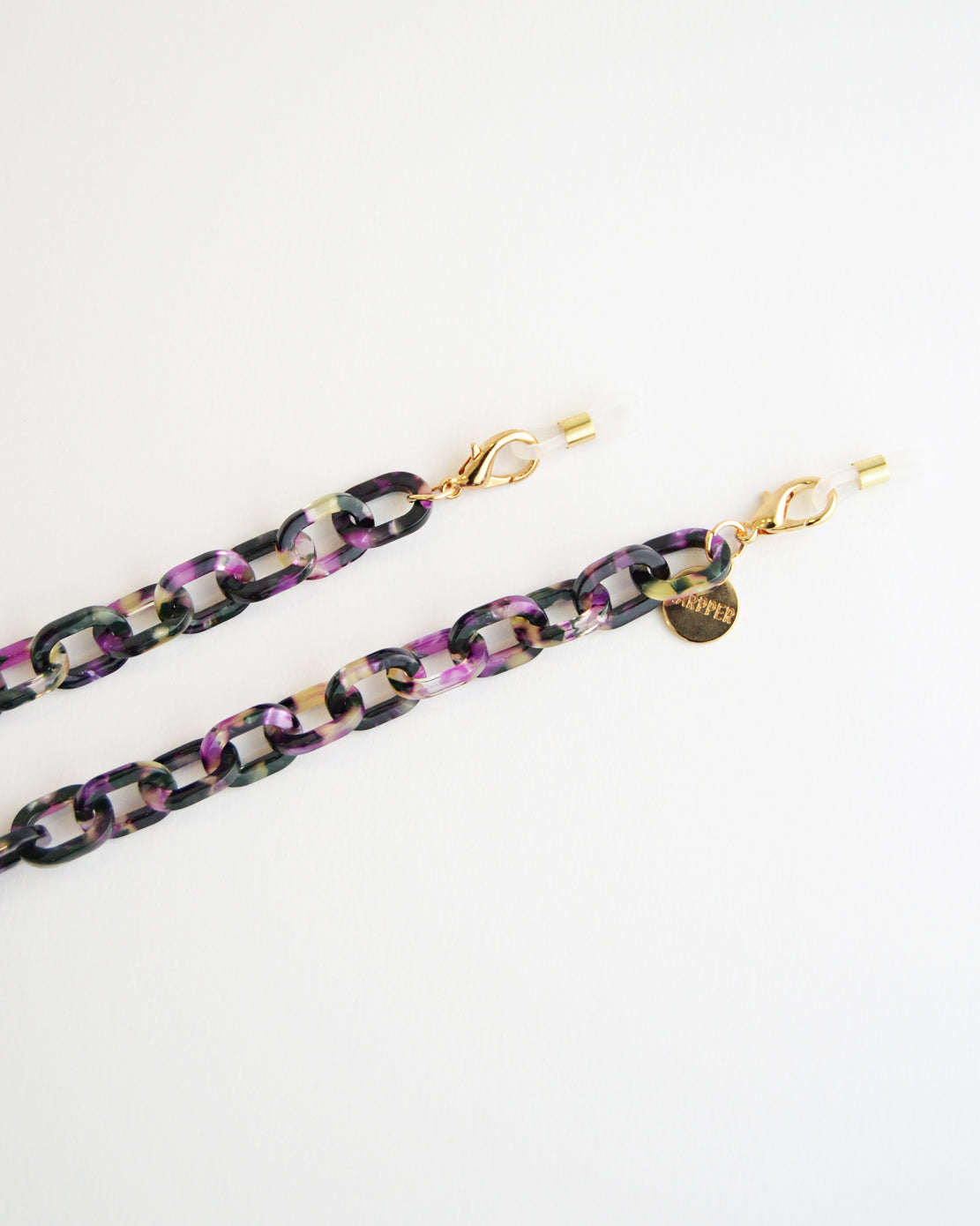 Smoky Blue chain-necklace
