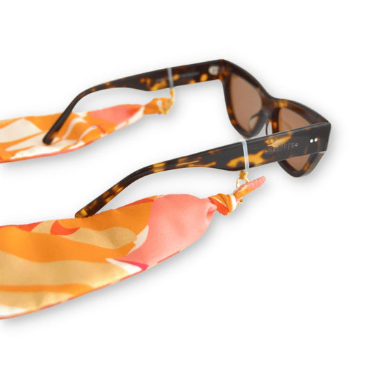 Sunset silk scarf